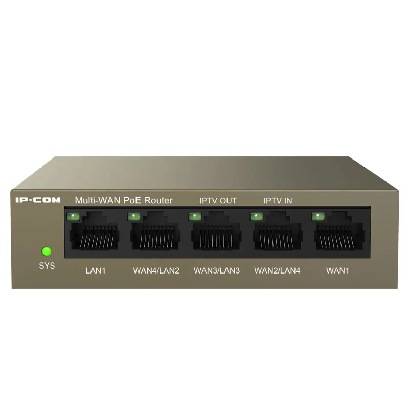 Gigabit PoE Wifi Router With AC Controller AP management 3 In 1 multi-function 1000Mbps Multiple 4 WAN LAN 5 Port Cloud Managed