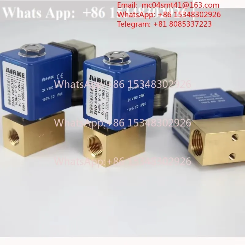 1 pc Normally Closed High Pressure Solenoid Valve 80kg, Water Gas Dual Use, 2min 3min 4min Available