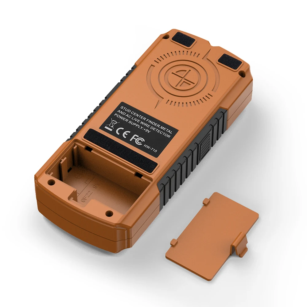 6 en 1 Detector de Metales de Pared de Mano Sensor de Pared Escáner de Madera Stud AC Alambre de Metal Tubos de Profundidad Detector de Pared con Pantalla LCD