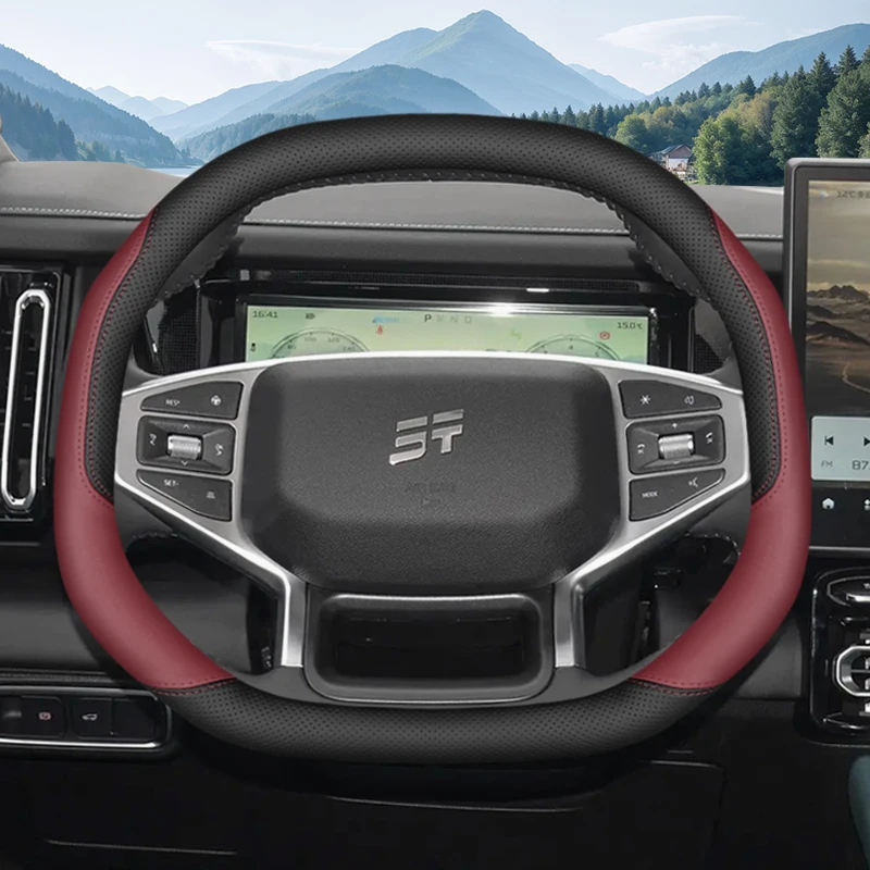 Leather Car Steerin… - image