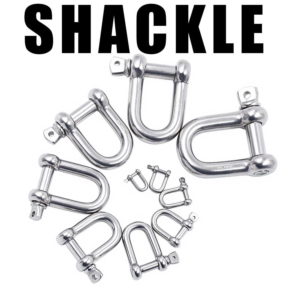 Heavy Duty Connection Shackle  Used for Pendant Light Lifting Devices Signs Artworks And Plant Decoration Hanging Link Devices