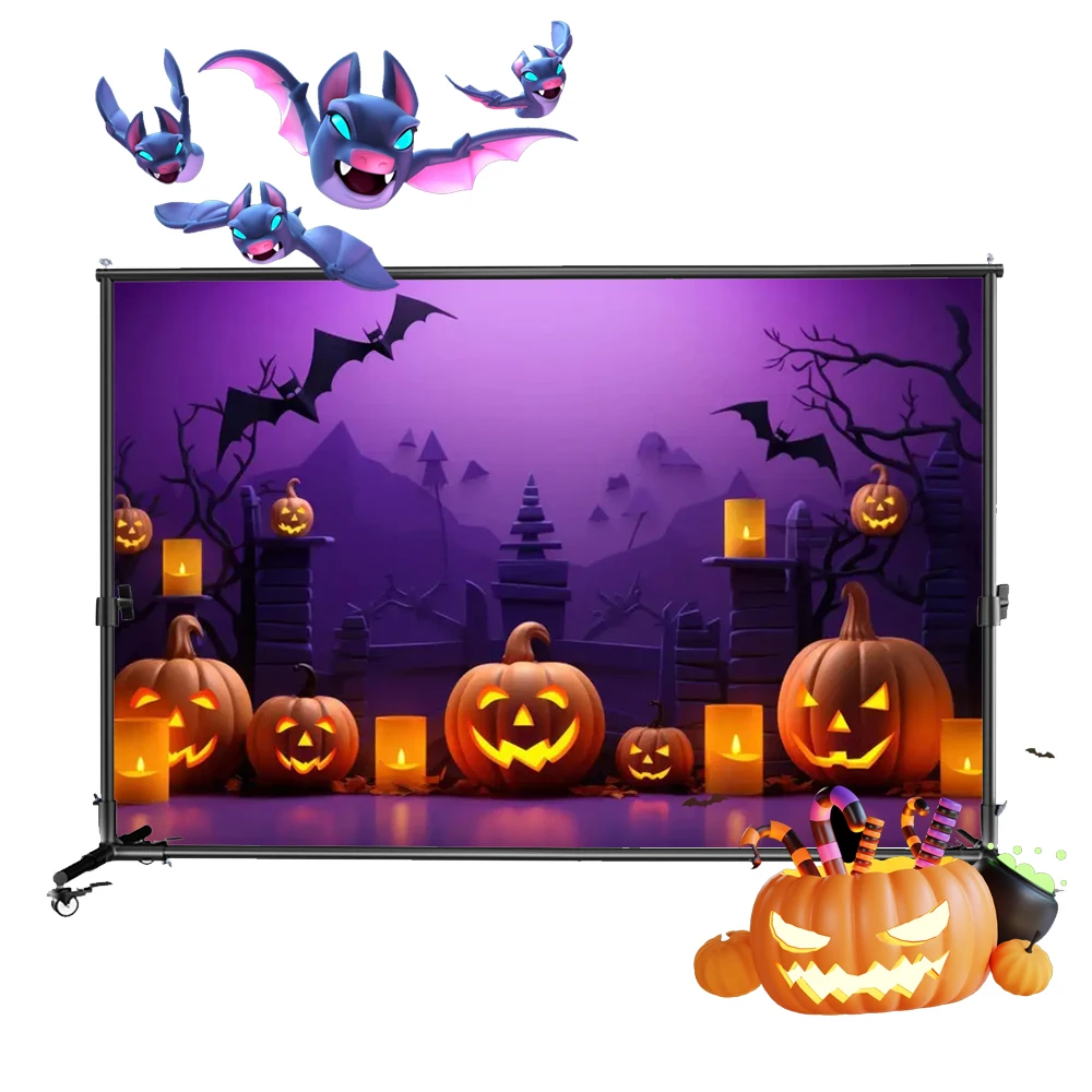 

2X2/2X3/2.8x3M Background Stand With Wheels And Fish Clip Photography Backdrop Frame Support For Photo Studio Holiday Decoration