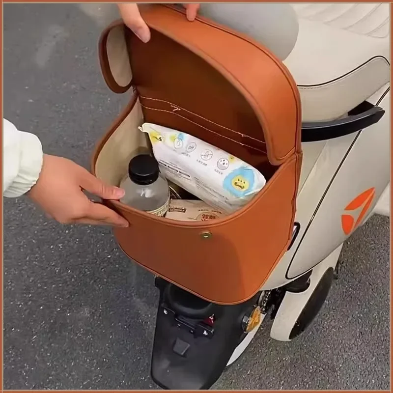 ​ ​ دراجة كهربائية الجبهة حقيبة تخزين مقاومة للماء متعددة الوظائف المقود جذع المنظم سعة كبيرة لملحقات سكوتر E