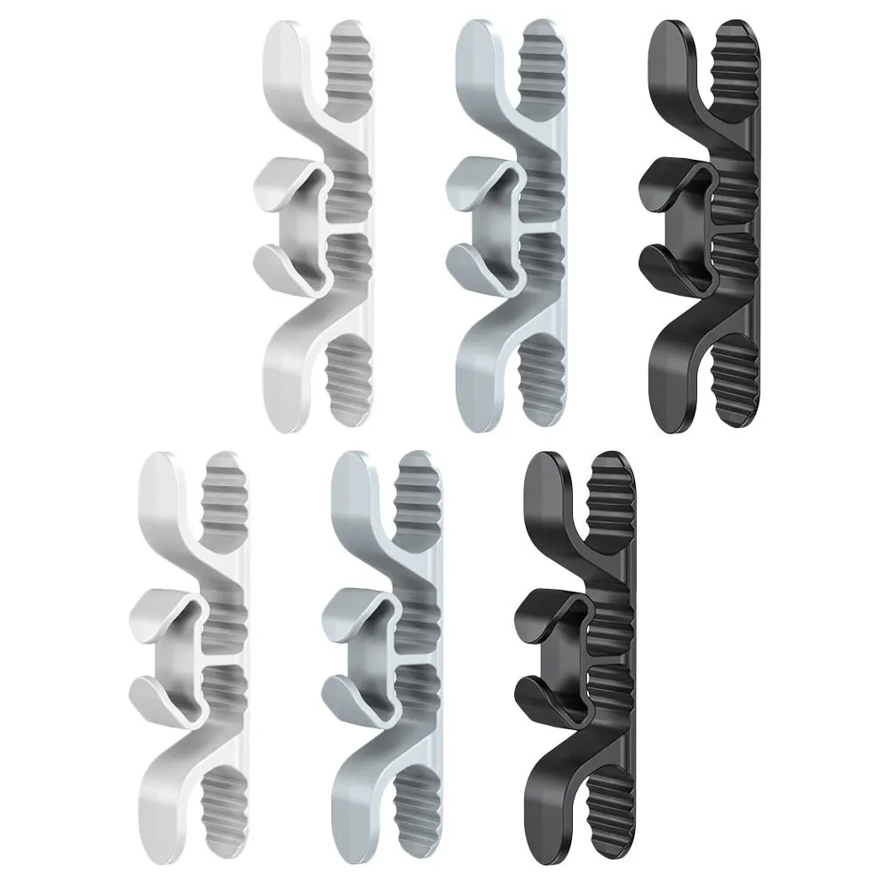 6Pcs Kitchen Appliance Cord Organizer Strong Adhesive Cable Holder Compact Wire Manager for Home Use Fits Air Fryer Coffee