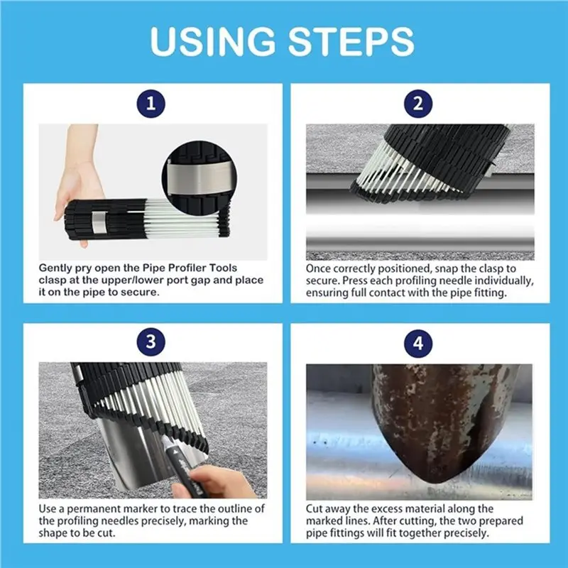 CYCLI-Multi Functional Shape Duplicator, Multi Surfaces Pipe Profiling Tool, For Tiles& Floors 0-3