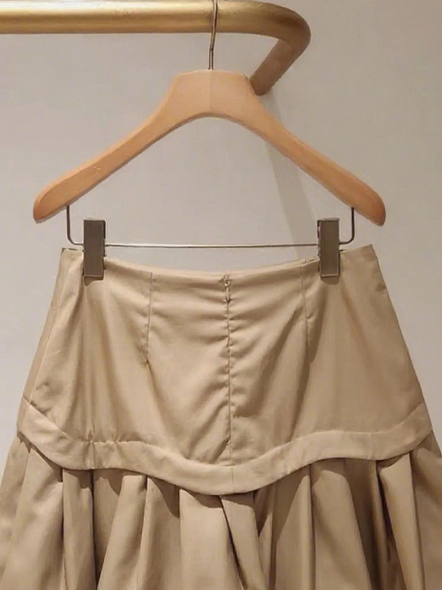 Taille haute ort jupe décontracté vêtements de travail Sle femmes Premium Faion été 2025 a-ligne jupe Simple trajet Design