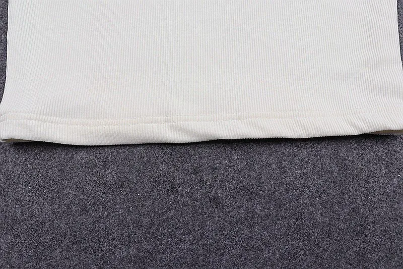 Weißes Neckholder-Tanktop, sexy, rückenfrei, für Damen, Streetwear, 2023, ärmellos, geripptes Strickweste-Top, abgeschnitten, feminino – Detail 17