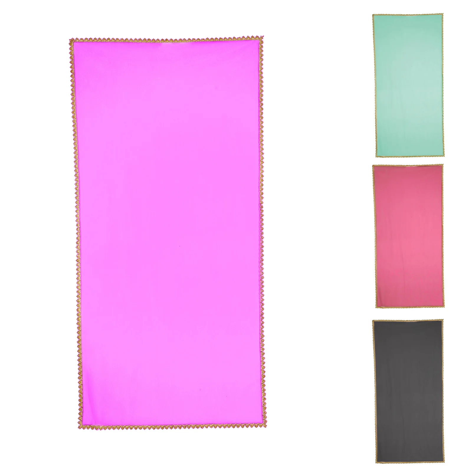 

Rectangle Scarfs Traditional Indian Mesh Shawl for Girls Indian Ethnic Gold Trim Sheer Tulle Scarf See-Through Shawl Accessory