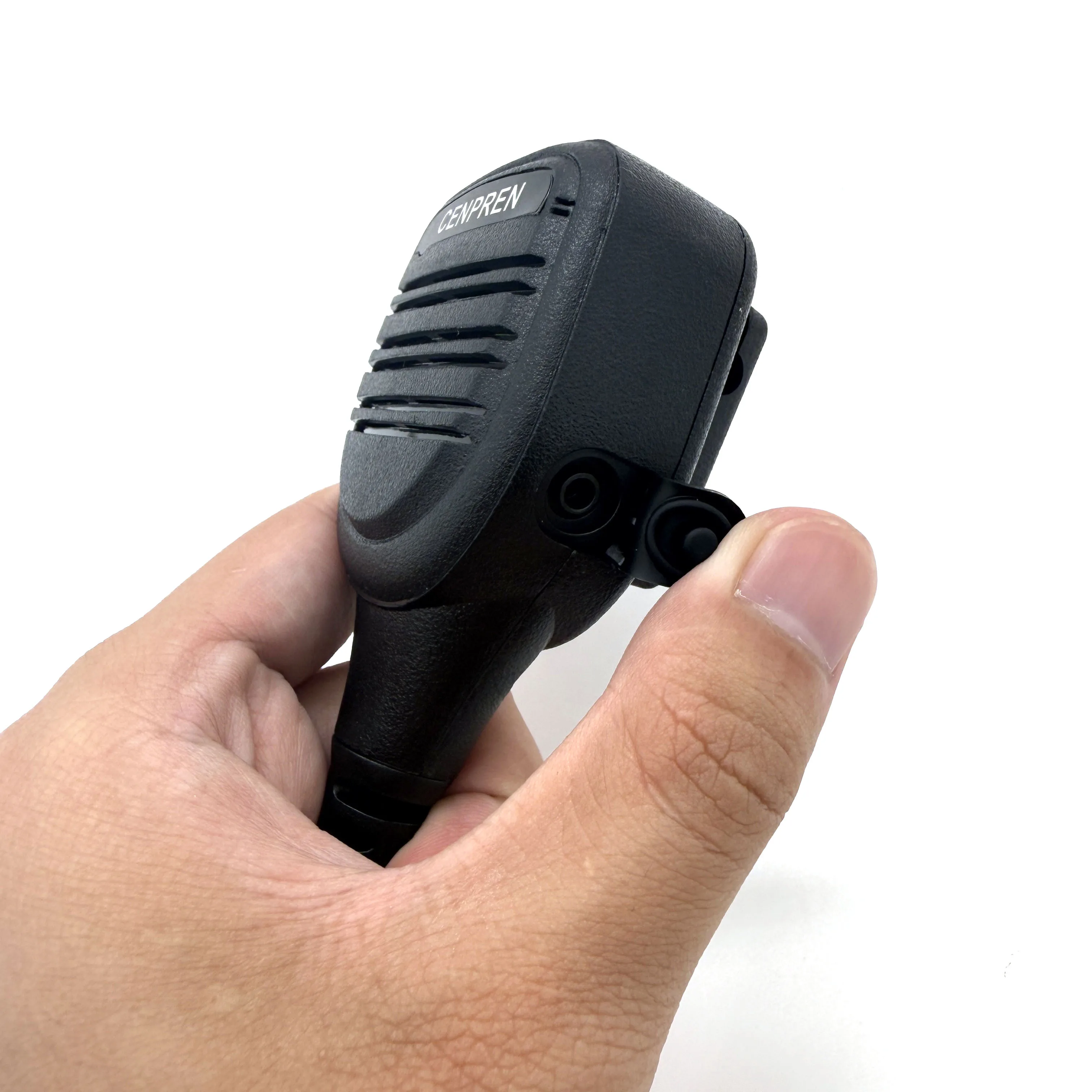 CENPREN Headphone Jack Speaker mic Walkie talkie Radio Hand Microphone with Steel Belt Clip For MOTOROLA EP450 CP140 CP185 CP200
