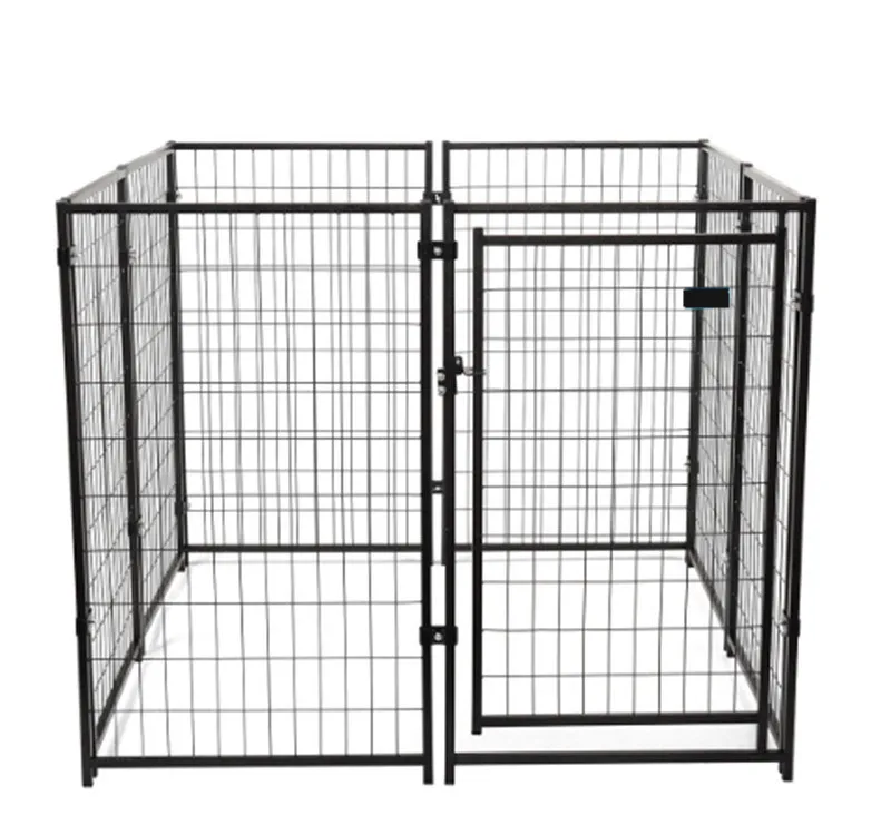 Large Outdoor Galvanized Steel Dog Cage Metal Fence Dog Isolation Fence Wire Mesh Pet Run House Heavy Duty Dog Kennel