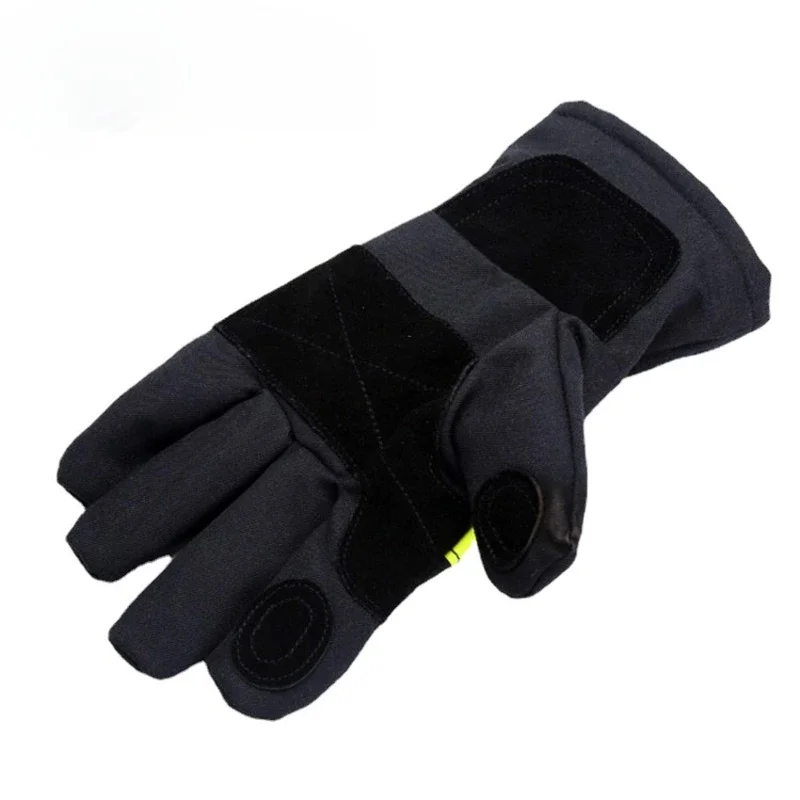 Wear-Resistance Non-slip Thicken Safety Gloves Fire Proof Gloves 3M Reflective Strap Fire Resistant Gloves for Firefighter