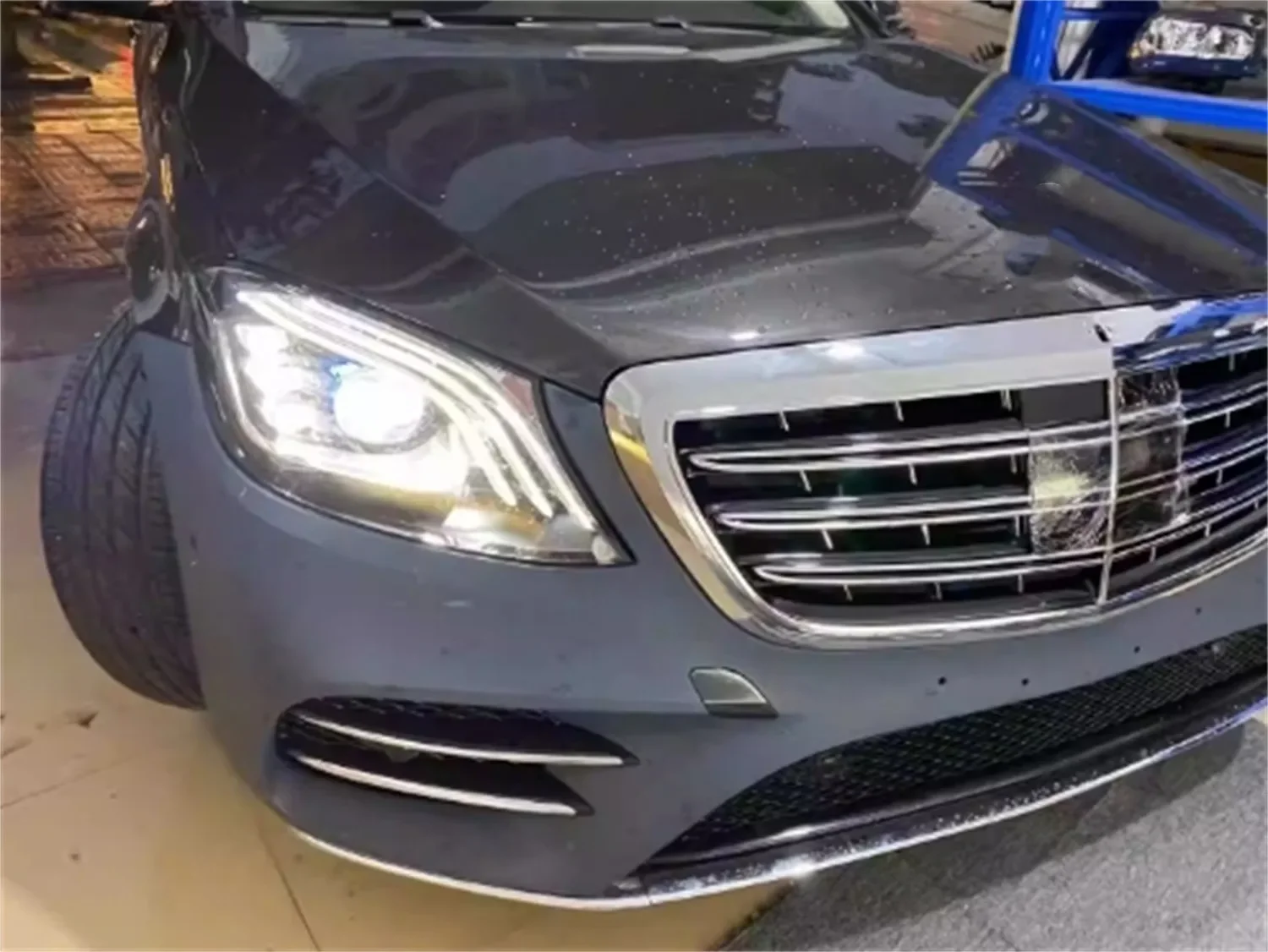 كشافات أمامية LED أمامية لسيارة Mercedes Benz S class W222 ضوء النهار الجري إشارة انعطاف عالية منخفضة الشعاع