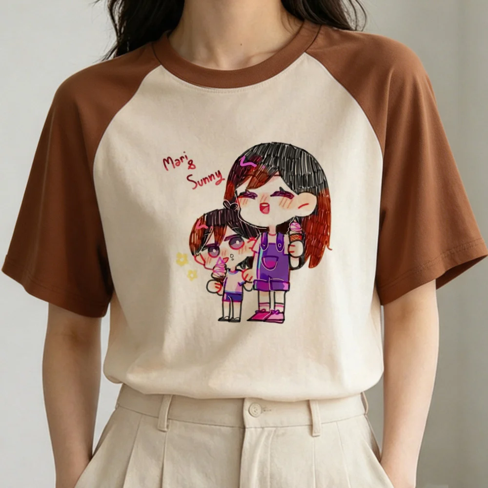 Omori shirt shoujo party jojifuku Psychedelic funny t shirt alternative  streetwear gyaru scene  harajuku