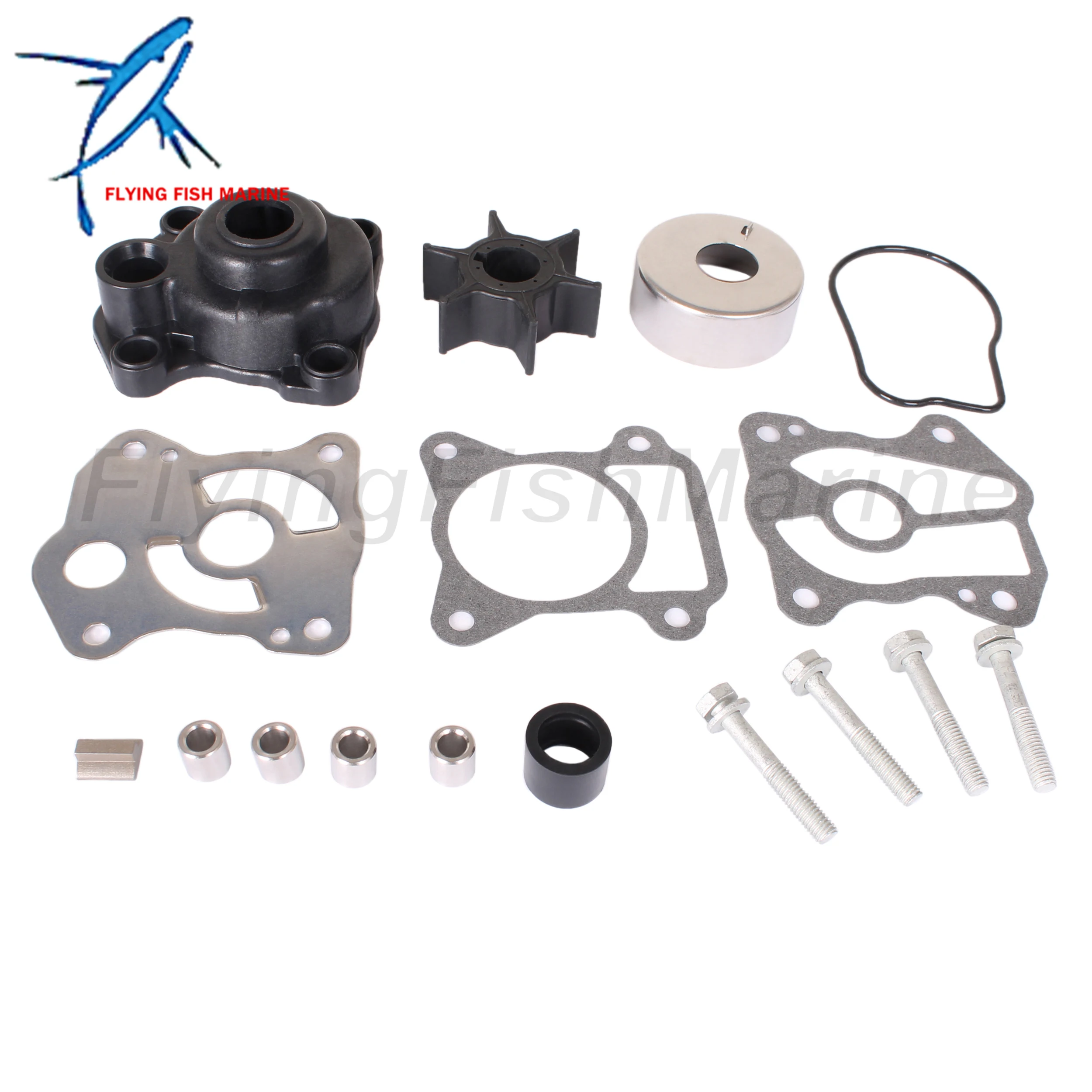 Outboard Motor 06193-ZV5-020 Water Pump Impeller Rebuild Kit with Housing for Honda BF35A BF40A BF40D BF45A BF50A BF50
