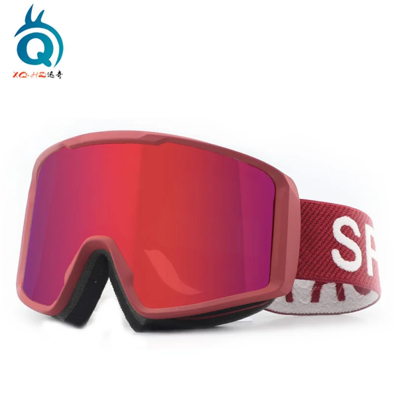 New Outdoor Ski Goggles Mountaineering Goggles Multi-Frame Color Double Layer Anti-Fog Snow Windproof Men's and Women's Ski Gogg