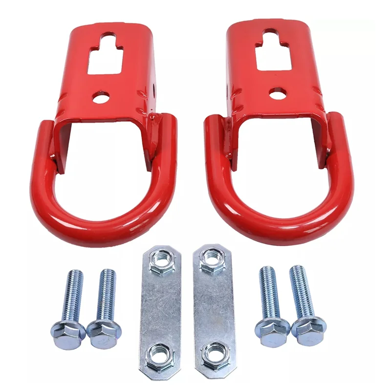 

ABXN-2PCS Front Towing Hook Red New For Ford F-150 2015-2019 FL3Z17N808A FL37-17N808-A