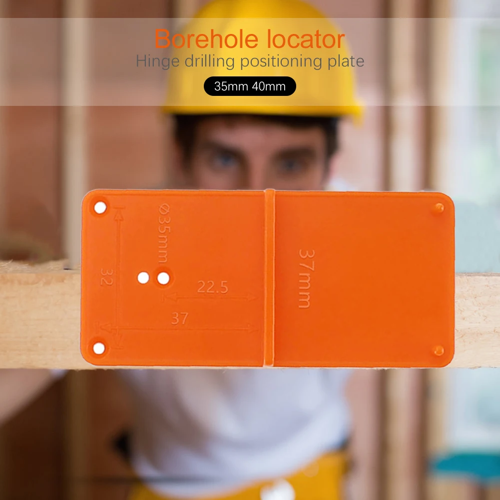 35mm 40mm Carpentry Hinge Installation Auxiliary Tool Hing Installation Jig Door Cabinet Hinge Hole Locator Woodworking Tool