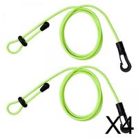 Kayak Paddle Leash with Snap Hook Elastic Rope for Canoe Fishing Rod Tie Down Boat Accessory