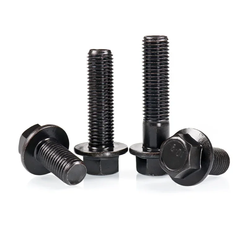 

Flange Outer Hexagon Head 10.9 Grade High-Strength Alloy Steel Black Outer Hexagon Flange Fine Thread Plane Bolt