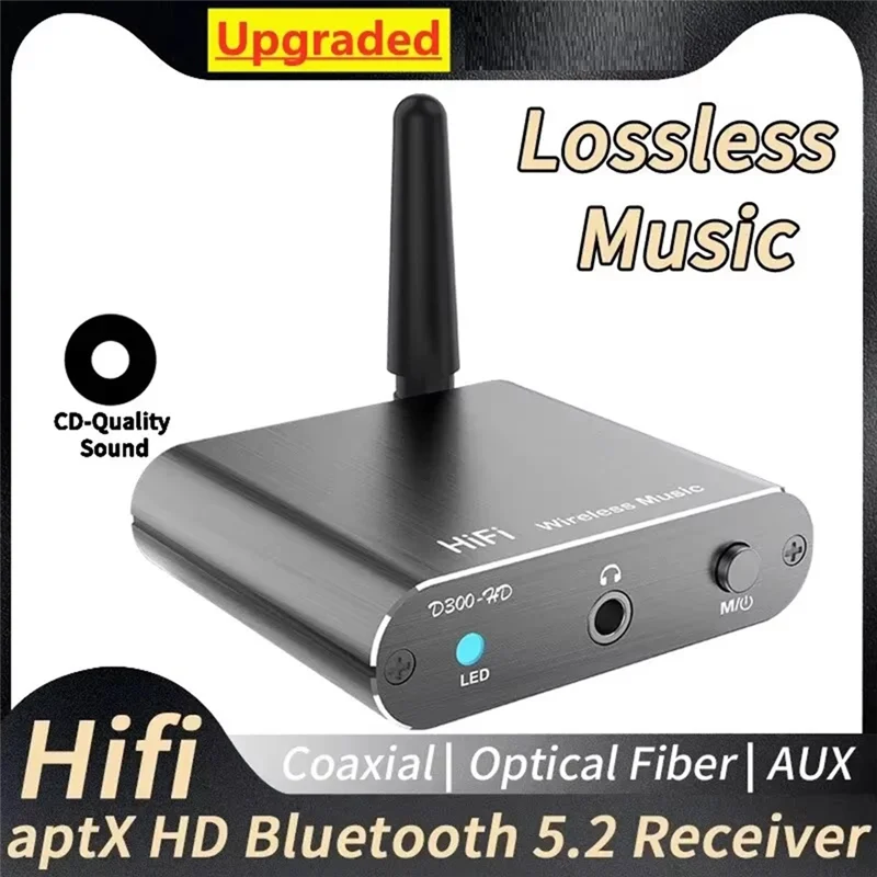 ABMF-5.2 Receiver HIFI Music Audio Adapter 5.2 Bluetooth Receiver For Speaker Amplifer Car