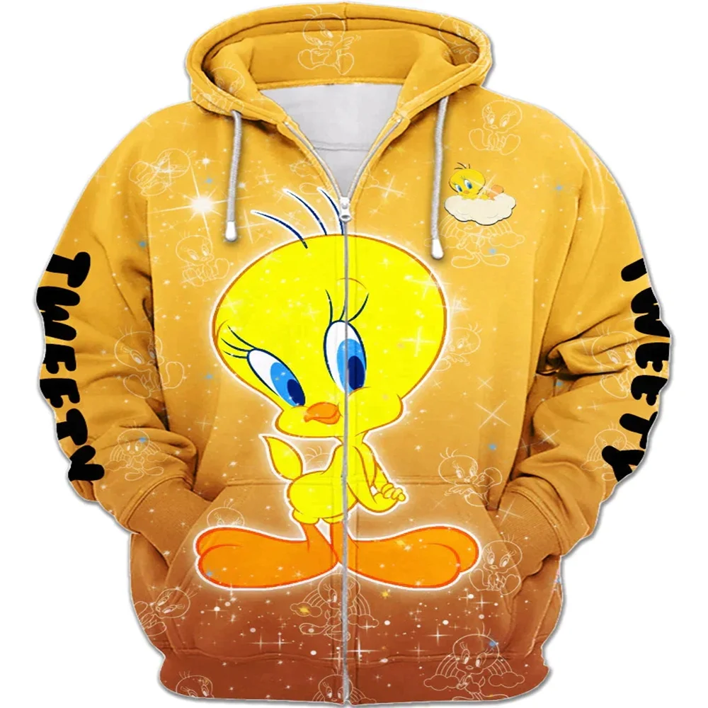 

2024 Disney Animation Fashion Men's spring 3D printed hoodie men and women's top street style casual hoodie