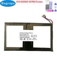 New 7.6V 5000mAh KUU K14-N3450 Laptop Tablet PC Battery 10 PIN 9 Wires Plug