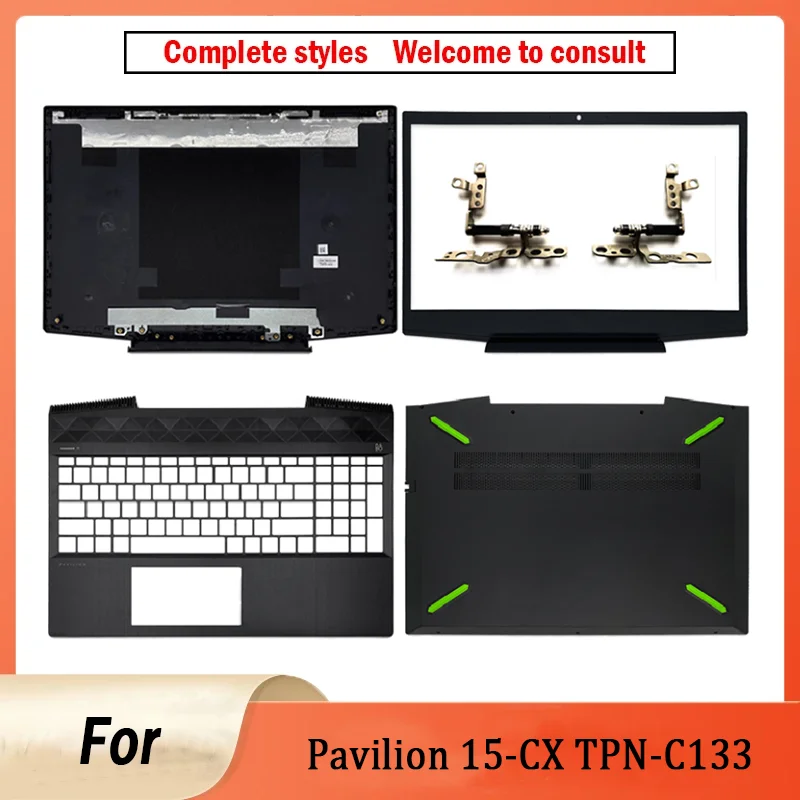 

Новинка для ноутбука Pavilion 15-CX TPN-C133, верхняя крышка ЖК-дисплея/задняя крышка/передняя панель/петли/нижний корпус