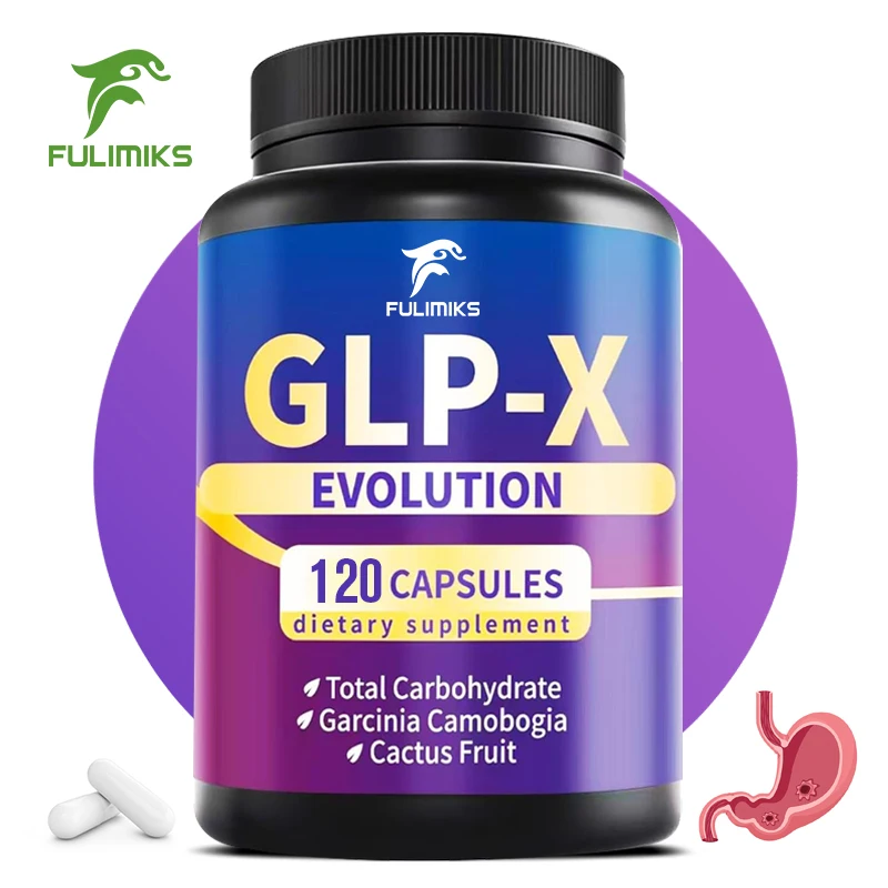 

Добавка GLP-X, 3 целевая формула, нежная на желудке, натуральная GLP-1 для здоровья пищеварения и желоба — веганская, 120 капсул