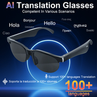 Ourlife XG88PRO AI Intelligent Translation Glasses Wireless Bluetooth Glasses With Microphone Earphone Glasses Sports Sunglasses