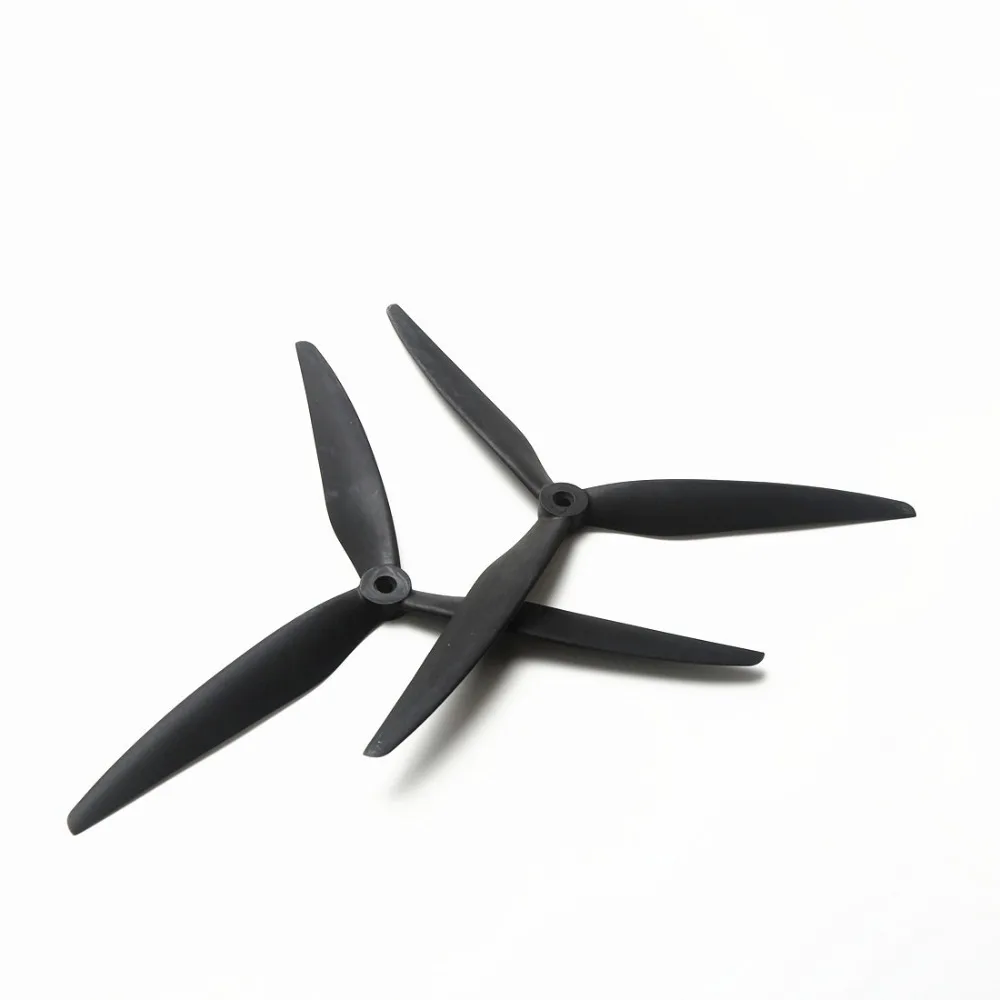 1/2 Pairs New 1050 Propeller 10X5X3 CW CCW Fixed Wing Part RC Drone Propellers Black RC Helicopter Propeller