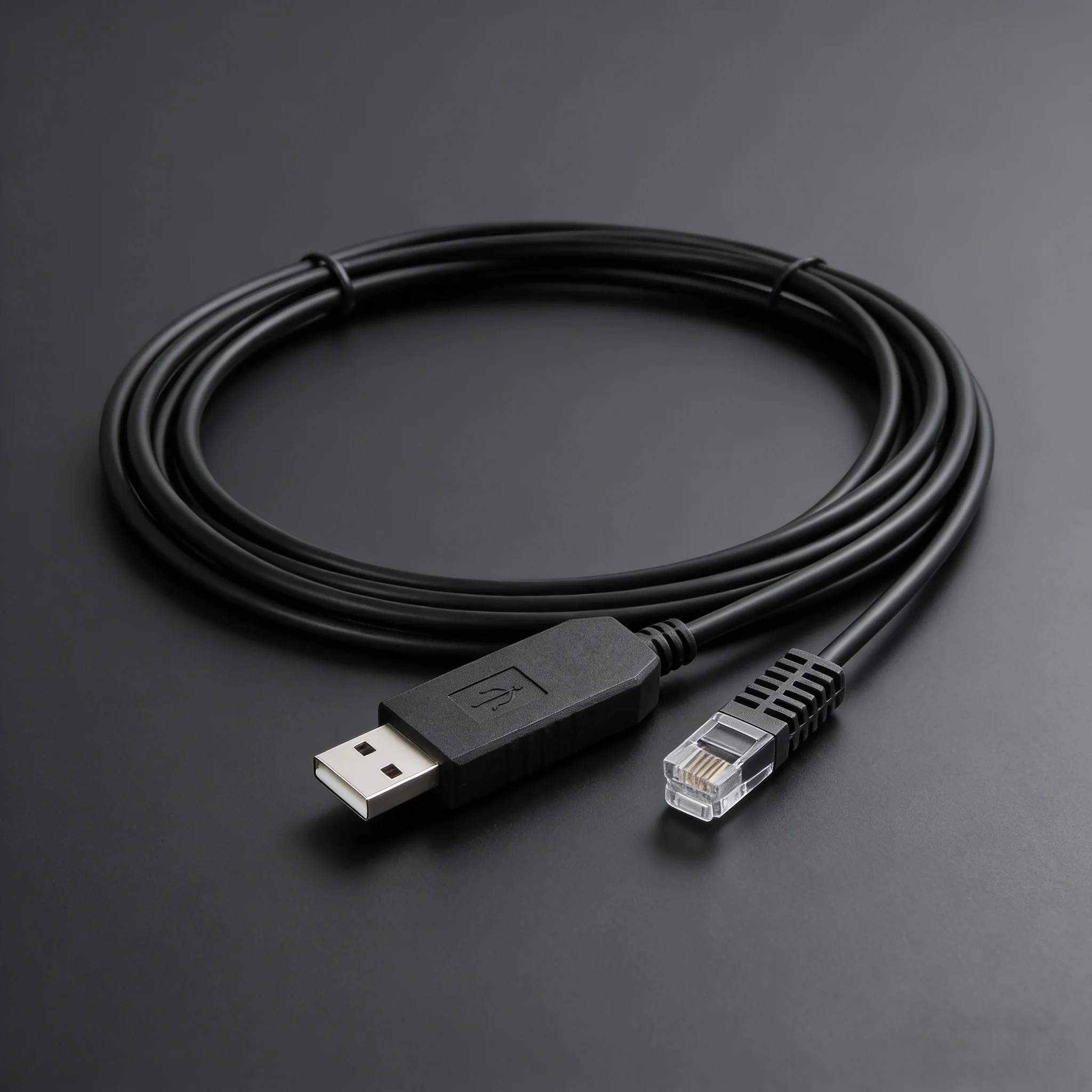 USB RS232 to RJ11 6P6C Serial Communication Cable with  PL2303GT for Pace BMS 16S Lithium Iron Home Storage PC Communication