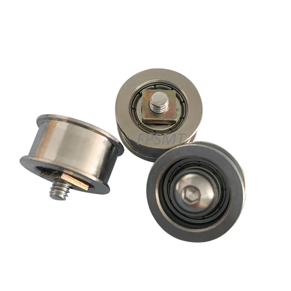 

Flat Conveyor Belt Pulley With Bearing Nylon Chip Baseband Pulleys