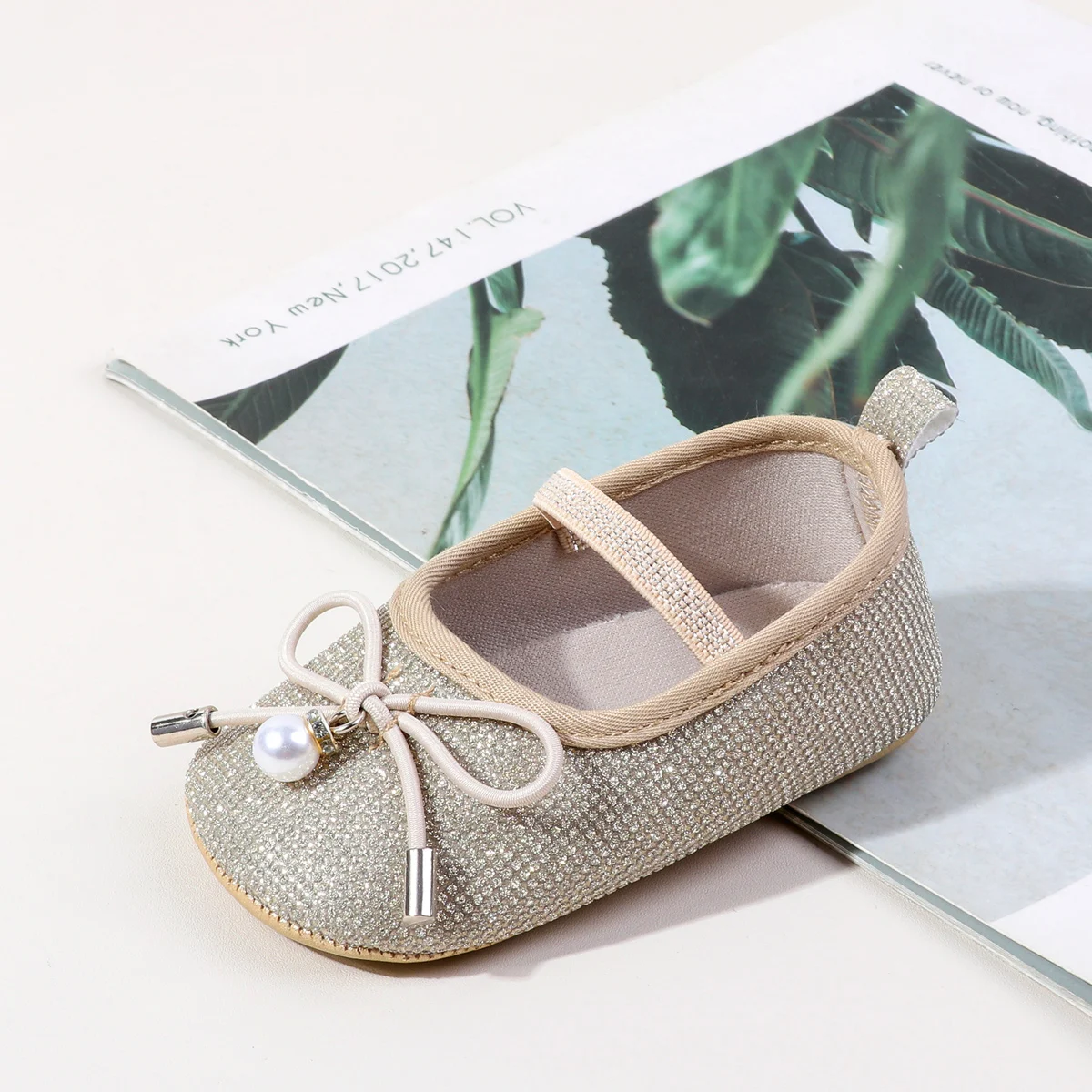 Baby Girl's First Walking Toddler Shoes For 0-18 Months Spring And Autumn Infant Princess Shoes Three Colors  Blingbling Shoes