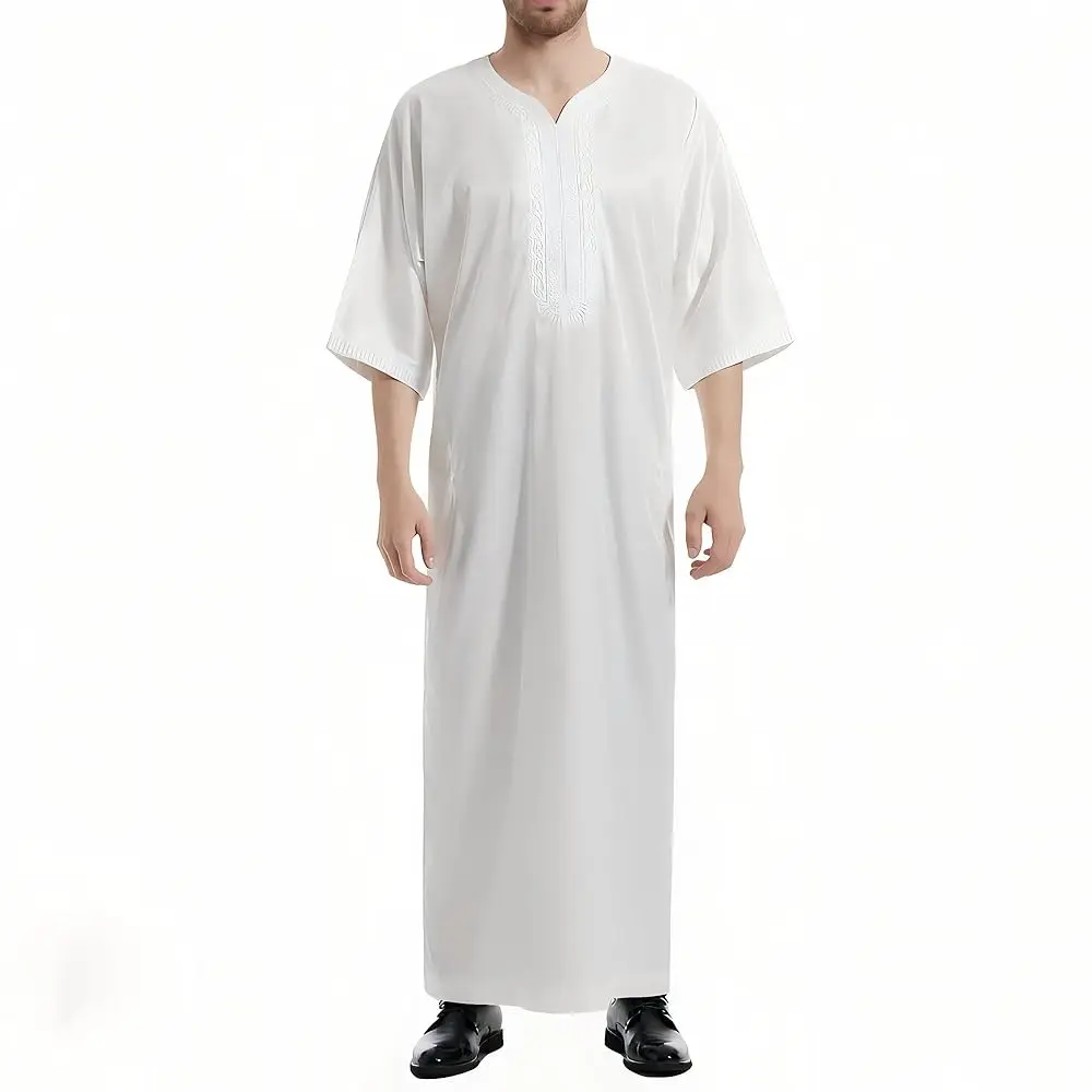 Men's Kaftan - Muslim Robe Thobe Caftan