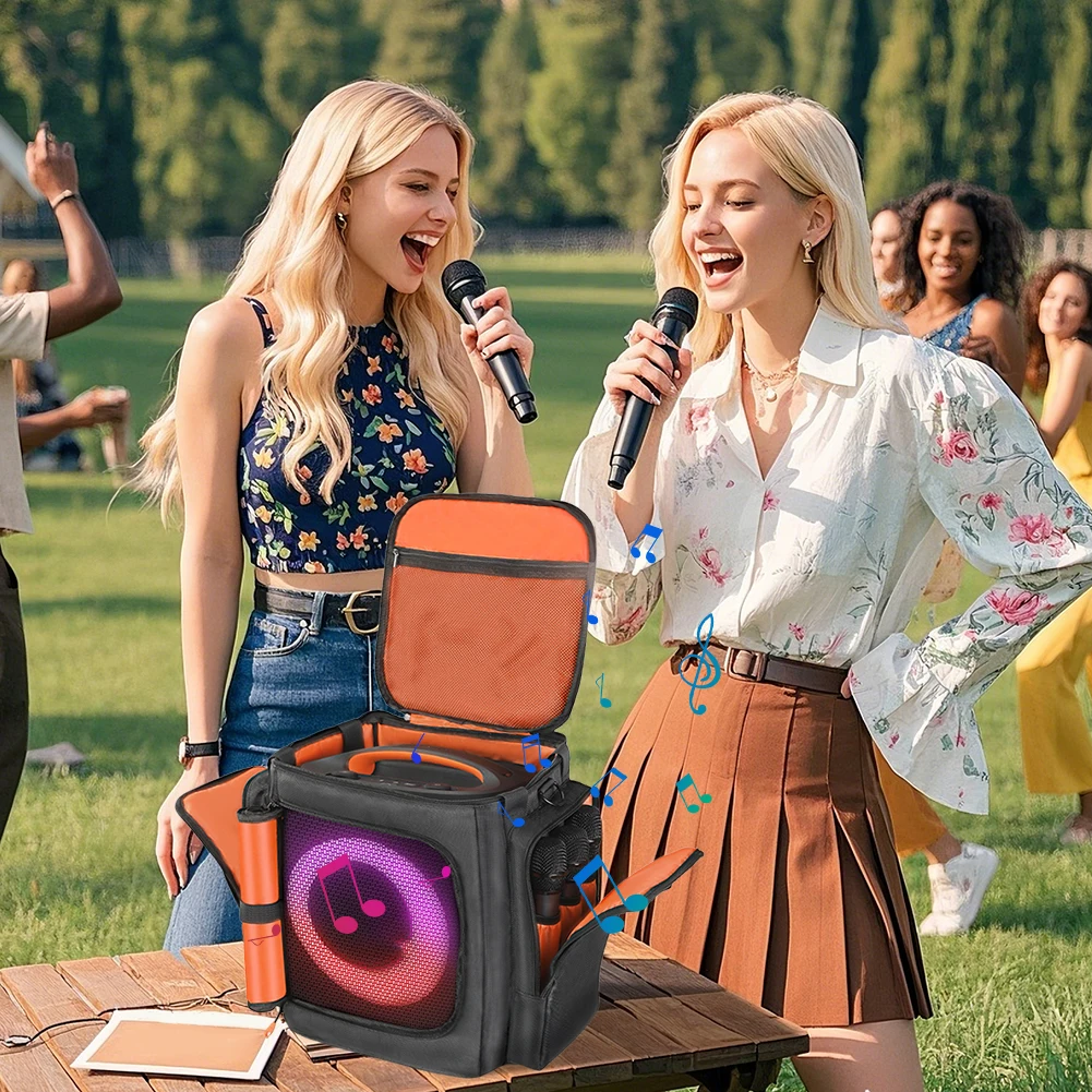 For JBL Partybox Encore Essential 2 Portable Speaker Dust Case Large Capacity Double-Sided Speaker Storage Bag Speaker Carry Bag