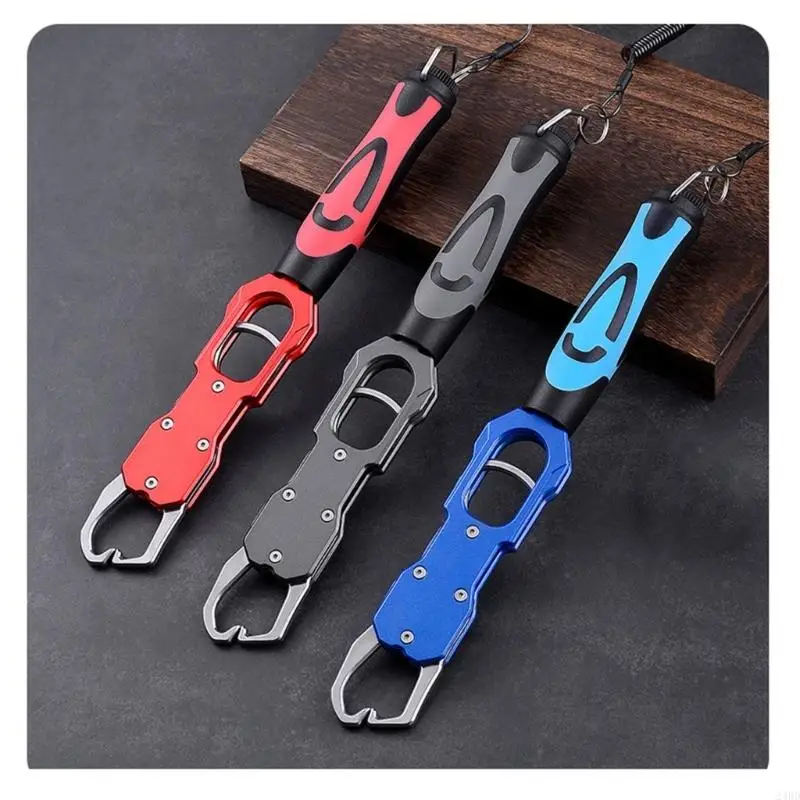 

Захваты для рыбы из нержавеющей стали со встроенными цифровыми весами для точного измерения веса Идеально подходят для рыбалки