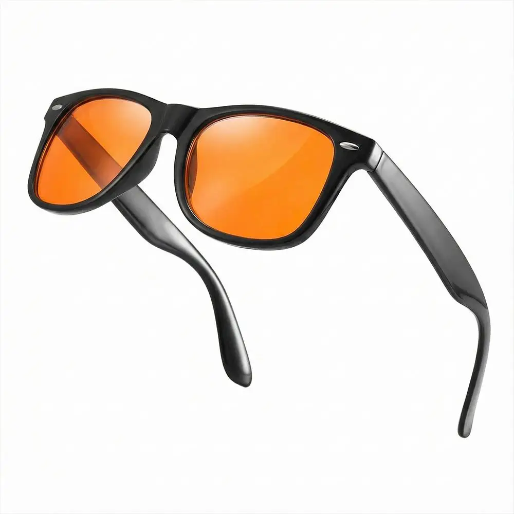 للرؤية الليلية الضوء الأزرق حجب النظارات الرجال النساء حماية الكمبيوتر النظارات المضادة لإجهاد العين الألعاب عدسة برتقالية حمراء TR90 #3