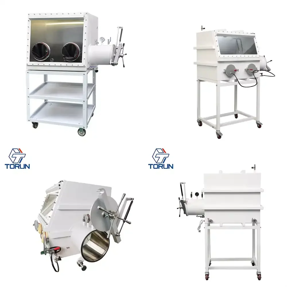 VGB-3B Laboratory Battery Chemistry Clinical Microbiology Atmosphere Sensitive Research Stainless Steel Vacuum Chamber Glove