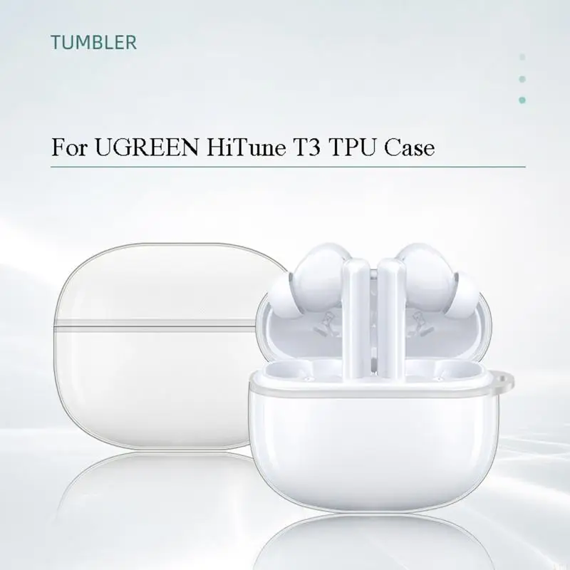 Y4UE สำหรับฝาครอบหูฟัง Ugreenhitune T3 สำหรับเปลือกหอยป้องกันการสแตรช