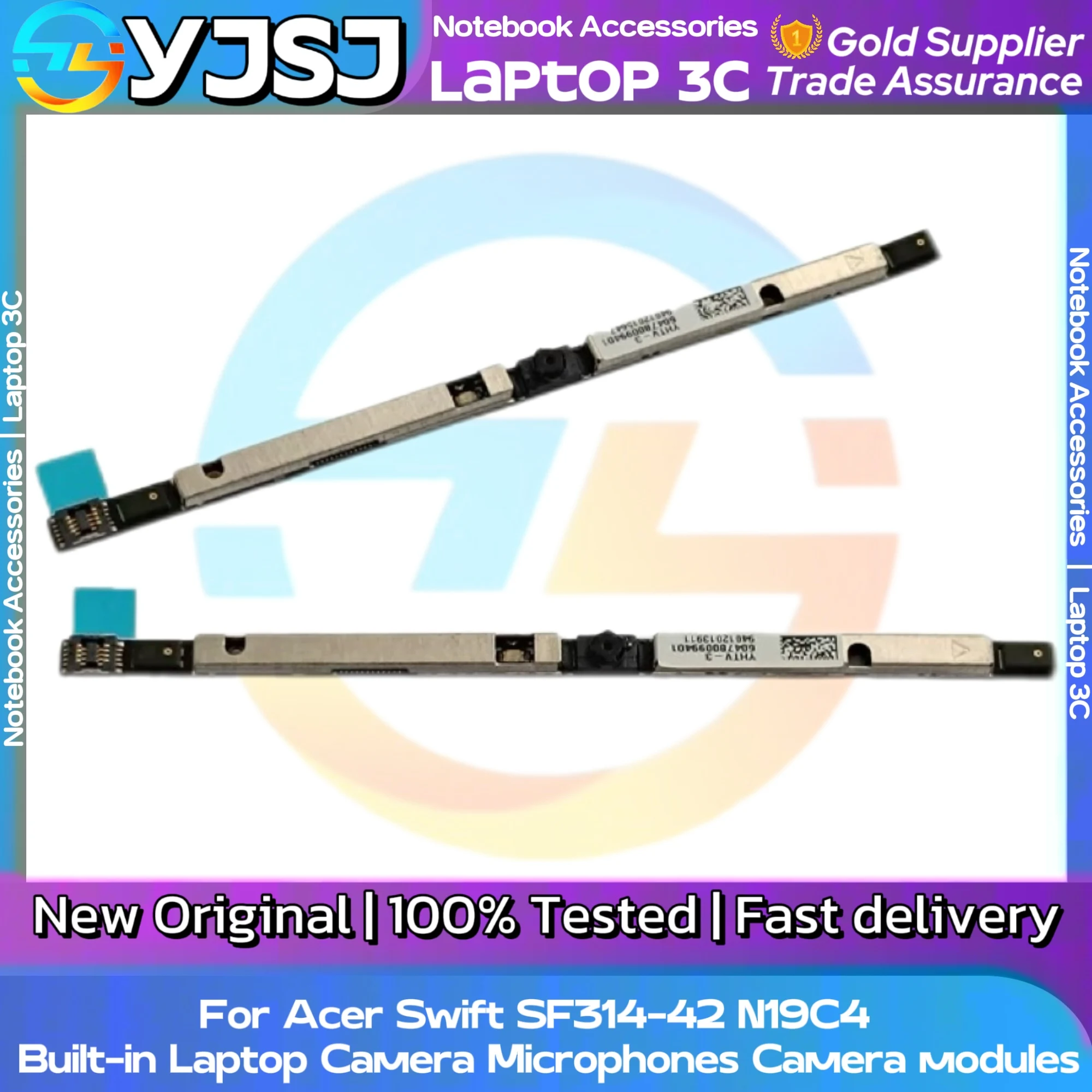 Nuova fotocamera originale per notebook portatile per Acer Swift SF314-42 N19C4 Microfoni per fotocamera per laptop integrati Moduli fotocamera