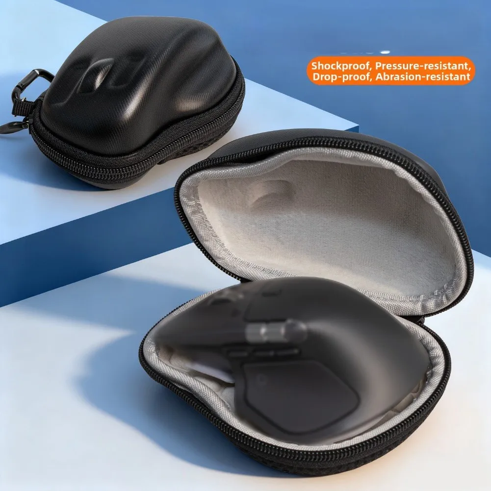 Hard-Sided EVA Bag for Logitech Master 4 Wireless Mouse Maintains Integrity Under Pressure and Supports Mobile Workflow