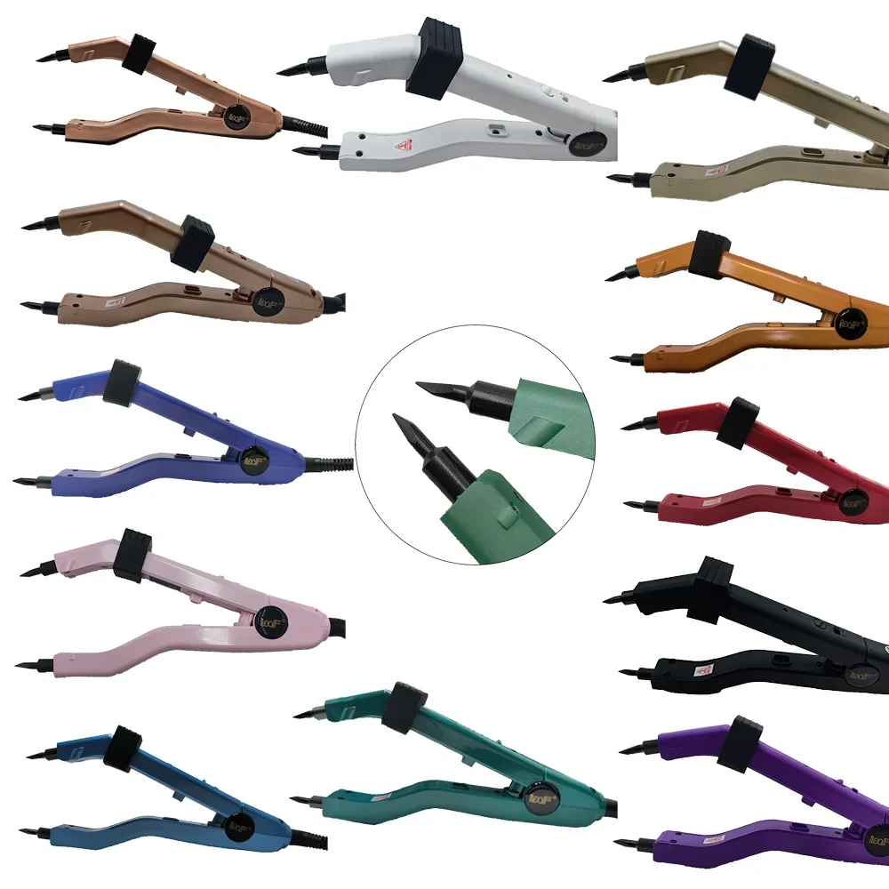 6D Haarverlängerung Mini Heizkopf 220C Verbinder Werkzeug