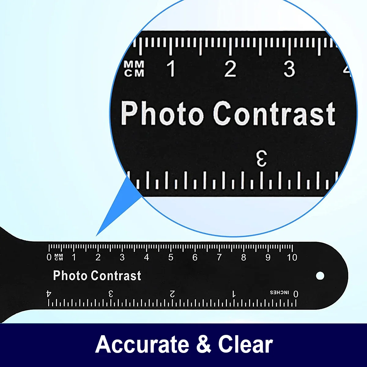 6pcs Dental Photo Contrast Background Board Metal Oral Cheek Plate with Scale Mark Orthodontic dentist materials Oral Tool