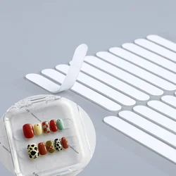 30pc Nail Adhesive Tape False Nails Display Stand Glue Double-sided Pasted Practice Show Square Round Strong Sticky Glue Sticker