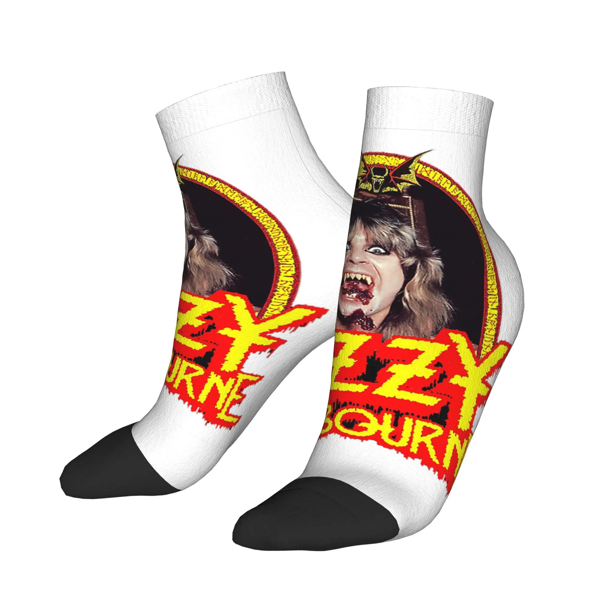 

Носки Ozzy Osbourne Merch Prince Of Darkness, впитывающие пот чулки в стиле Харадзюку, всесезонные носки, аксессуары для мужчин и женщин