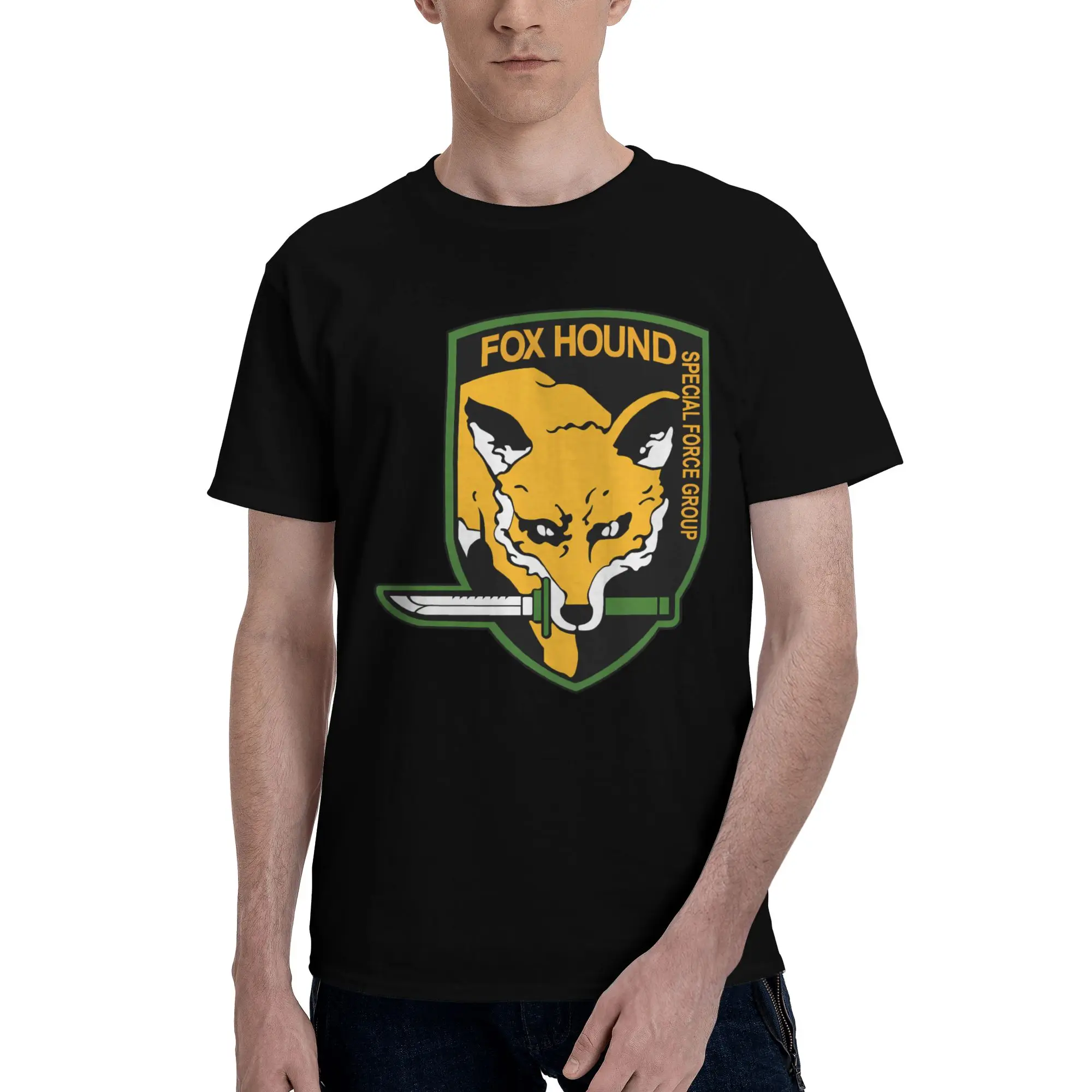 Metal Gear Solid - FOXHOUND American Style Reversible T-shirt Korean-Style Lazy Tee