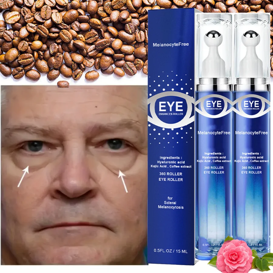 

2Pc Eye Bag Removal Cream Retinol Anti-Wrinkle Firming Lifting Skin Fade Fine Lines Anti Dark Circle Puffiness Brighten Eye Care