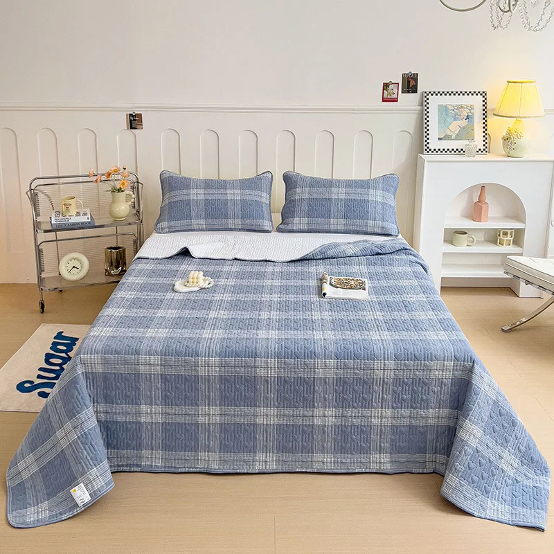 Imagem -04 - Conjunto de Colchão Duplo Lugares Colchas King e Queen Size para Cama de Solteiro Cama Confortável em Casa Conjuntos de Lençóis de Algodão