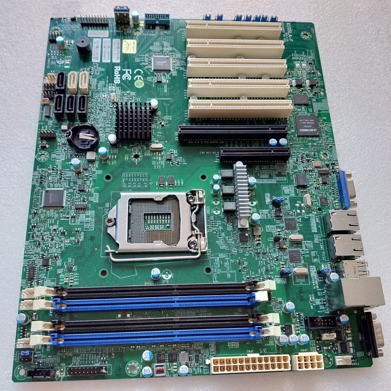 X10SLA-F dla płyty głównej Supermicro Server ATX LGA 1150 Intel C222 obsługa E3-1200 v3/v4 DDR3 PCI-E 3.0 100% testowane szybka wysyłka