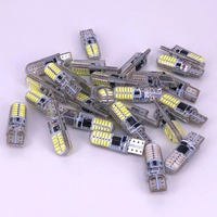 10x Strobe T10 Led light w5w led bulbs t10 Car clearance lights Side marker light position light Signal lamp License plate light